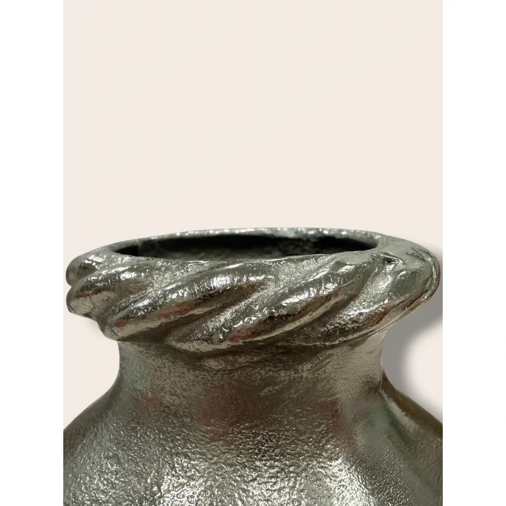 Cast Metal Small Vase Silver - Threshold Studio McGee, Target